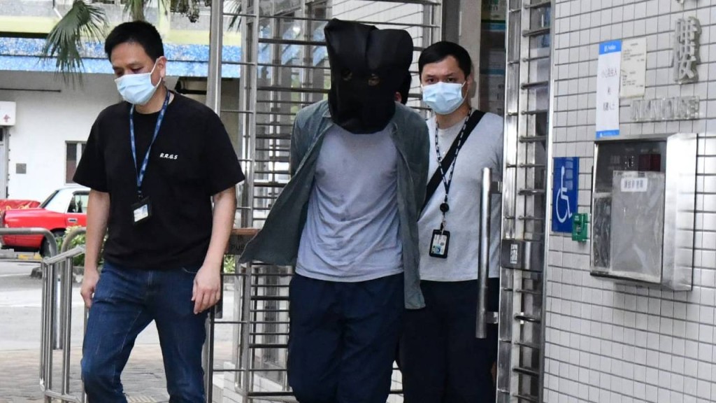 警方拘捕涉案男子。